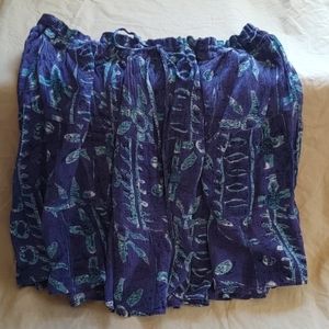 DRAWSTRING MINISKIRT